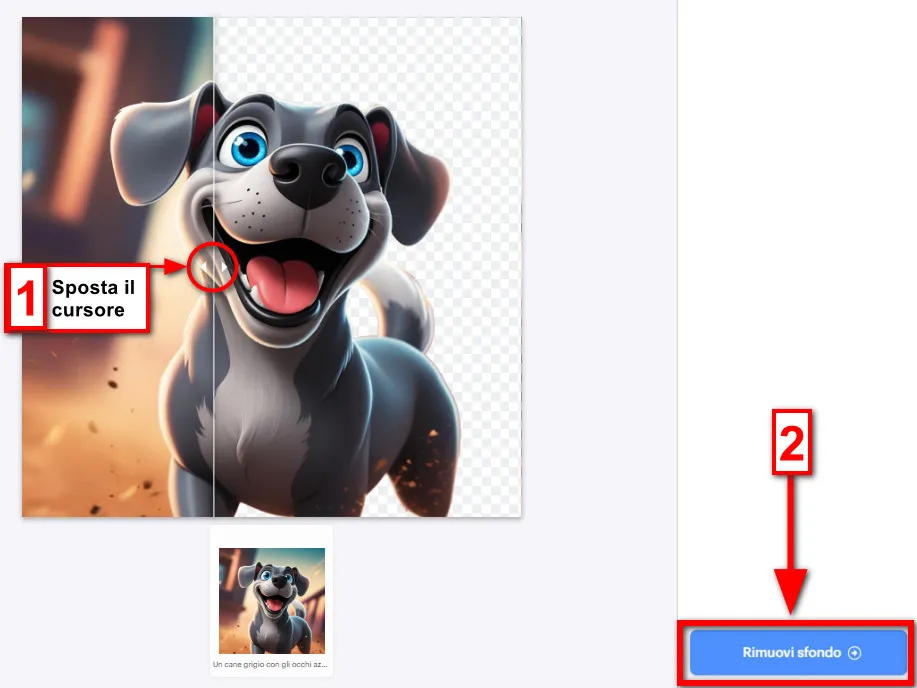 Come rimuovere lo sfondo dalle immagini