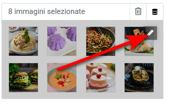 Modificare il carosello immagini